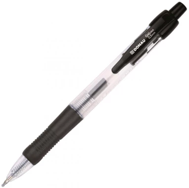 Długopis żelowy automatyczny Donau, 0.5mm czarny