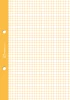 Wkład do segregatora w kolorową kratkę Interdruk, A5, 50 kartek, kolorowy margines