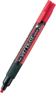 Marker kredowy Pentel SMW26 cienki, ścięta, 4.3mm, czerwony