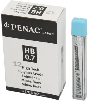 Grafity ołówkowe Penac, 0.7mm, HB