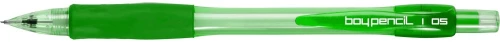 Ołówek automatyczny Rystor Boy-Pencil, 0.5mm, z gumką, zielony