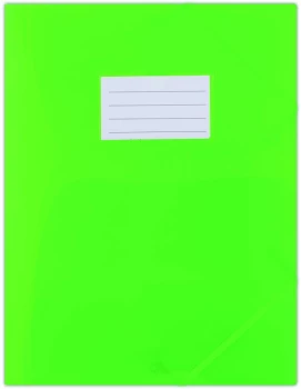 Teczka plastikowa z narożną gumką Donau, A4, zielony