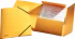 Teczka preszpanowa z narożną gumką Esselte, A4, 330g/m2, 4mm, żółty
