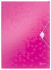 Teczka plastikowa z gumką Leitz Wow, A4, 15mm, różowy