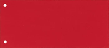 Przekładki kartonowe wąskie Esselte, 1/3 A4, 100 kart, czerwony