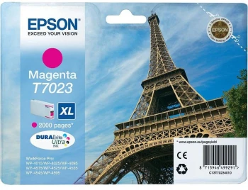 Tusz Epson T7023 (C13T70234010), 2000 stron, magenta (purpurowy)
