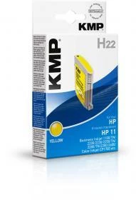Tusz KMP H22 (C4838AE), 28ml, yellow (żółty)