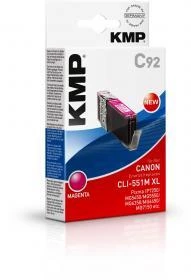 Tusz KMP C92, CLI-551M XL, 15ml, magenta (purpurowy)
