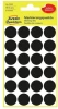 Etykiety Avery Zweckform, okrągłe, średnica 18mm, 96 sztuk, czarny
