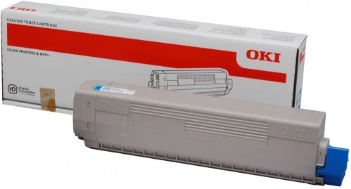 Toner Oki (44844615), 7300 stron, cyan (błękitny)