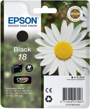 Tusz Epson T1801 (C13T18014010), 175 stron, black (czarny)