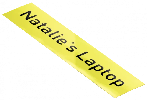 Kaseta z plastikową samoprzylepną taśmą do drukowania etykiet Leitz Icon, 12mm, żółty