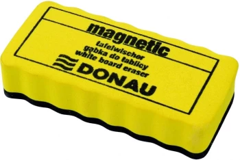Gąbka magnetyczna Donau, 106x51x20mm, żółty