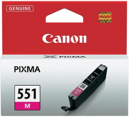Tusz Canon 6510B001 (CLI551M), 319 stron, magenta (purpurowy)