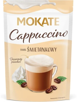 Kawa rozpuszczalna Mokate Cappuccino, śmietankowy, 110g