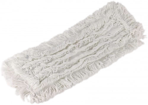 Mop płaski bawełniany z zakładkami Merida Optimum, 50x13cm - końcówka