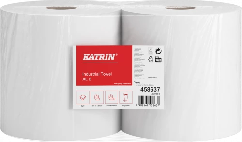 Czyściwo papierowe Katrin Classic 458637, 2-warstwowe, 280mmx260m, biały