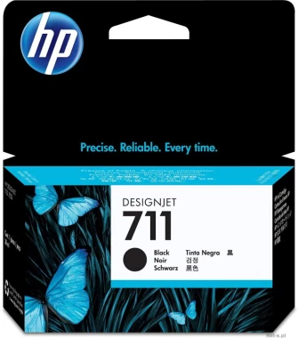 Tusz HP 711 (CZ129A), 38 ml, black (czarny)