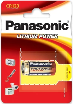 Bateria litowa Panasonic Lithium Power, 3V, CR123A, 1 sztuka