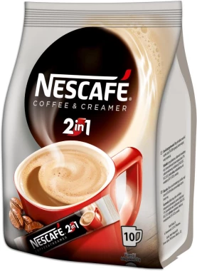 Kawa rozpuszczalna w saszetkach Nescafé 2w1, 10 sztuk x 8g