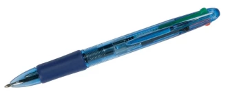 Długopis automatyczny Q-Connect, 4 wkłady, 1.0.mm, mix kolorów