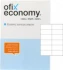 Etykiety uniwersalne Ofix Economy, 105x48mm, 100 arkuszy, biały