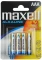 Bateria alkaliczna Maxell, AAA, 4 sztuki + 2 gratis