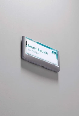 Tabliczka przydrzwiowa Durable Click Sign, 149x52.5mm, grafitowy