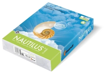Papier ksero ekologiczny Mondi Nautilus Classic, A4, 80g/m2, 500 arkuszy, biały