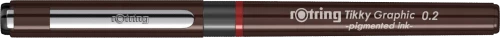 Cienkopis kreślarski Rotring, Tikky, Graphic, 0.2 mm, czarny