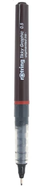 Cienkopis kreślarski Rotring, Tikky, Graphic, 0.5 mm, czarny
