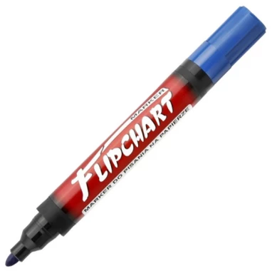 Marker do flipchartów Kamet Flipchart, okrągła, 1-3 mm, niebieski