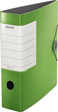 Segregator Leitz Solid 180°, A4, szerokość grzbietu 82mm, do 500 kartek, zielony