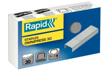 Zszywki Rapid Omnipress 30, 1000 sztuk, srebrny