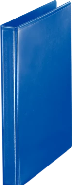 Segregator prezentacyjny Esselte, A4, szerokość grzbietu 38mm, do 180 kartek, 4 ringi, niebieski
