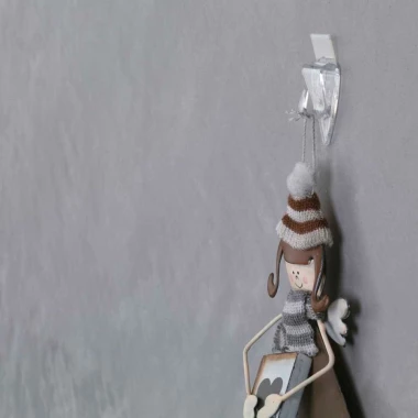 Haczyki samoprzylepne tesa Powerstrips Deco, 5 sztuk + plastry 8 sztuk, transparentny