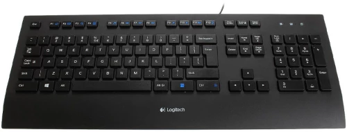 Klawiatura przewodowa Logitech Comfort Keyboard K280E, czarny