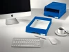 Moduł szufladowy Leitz Plus, 1 szuflada, do dokumentów, A4, niebieski
