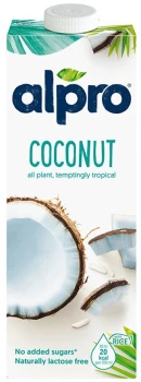 Napój kokosowy Alpro, z dodatkiem ryżu, bez cukru, 1l