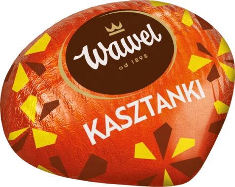 Cukierki Wawel Kasztanki, kakaowy z wafelkami, 1kg
