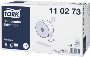 Papier toaletowy Tork Jumbo 110273, 2-warstwowy, miękki, 6 rolek, biały