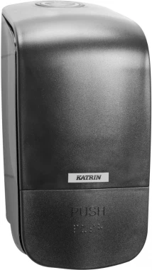 Dozownik do mydła w płynie i w pianie Katrin Inclusive, 20.4x10x12.5cm, 500ml, czarny