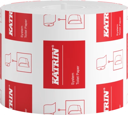 Papier toaletowy Katrin Classic System Toilet ECO 103424, 2-warstwowy, 9.9cmx92m, 1 rolka, biały