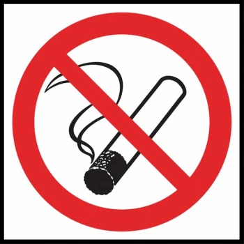Tabliczka informacyjna Anro, "Palenie tytoniu zabronione"