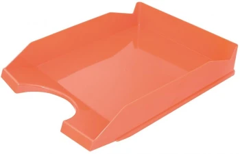 Półka na dokumenty na biurko Office Products, A4, plastikowa, pomarańczowy