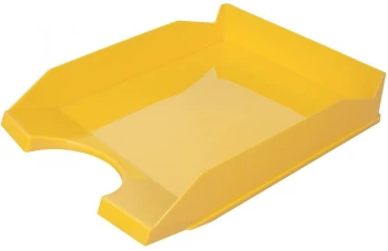 Półka na dokumenty na biurko Office Products, A4, plastikowa, żółty