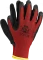 Rękawice powlekane Reis Rtela, rozmiar 11, czerwono-czarny
