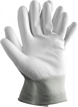 Rękawice powlekane Reis Rtepo, rozmiar 10, biały