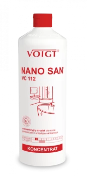 Środek antybakteryjny do mycia pomieszczeń i urządzeń sanitarnych Voigt, Nano San VC-112 1l