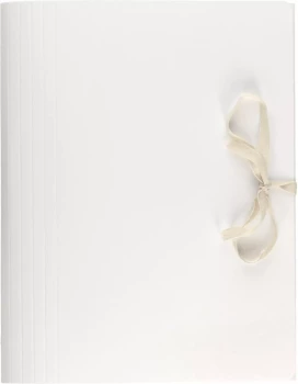 Teczka wiązana bezkwasowa, 1cm, ISO 9706, 300g, biały